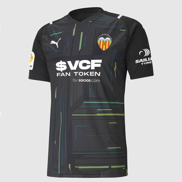 Tailandia Camiseta Valencia Portero 2021 2022 Negro